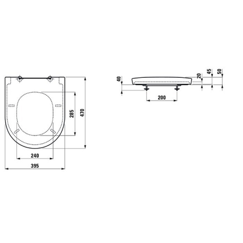Крышка сиденье для унитаза Laufen New Classic 8.9185.1.757.000.1 - фото 2