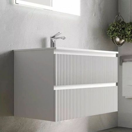 Тумба под раковину Sancos SNOB R SNR60W 60х40 подвесная цвет белый