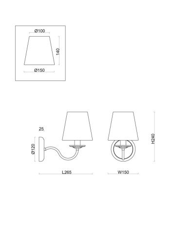 Бра Freya Osborn FR2027WL-01N - фото 2