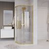 Душевой уголок Grossman Cosmo 301.K33.02.9090.32.00 90х90 стекло прозрачное профиль золото без поддона