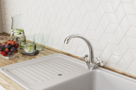 Смеситель для кухни Rush Bianki BI7650-27 на мойку хром