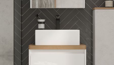 Раковина из сантехнического фаянса Velvex 7072 50х20 накладная цвет белый без отверстий под смеситель