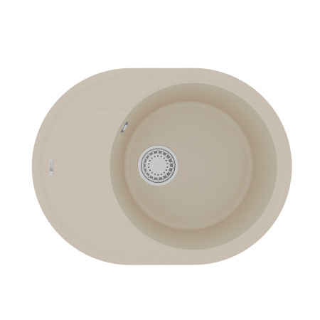 Кухонная мойка LeMark Lacha 620 9910050 62х47 цвет бежевый поверхность матовая