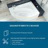 Ванна акриловая Santek Гоа 1WH112032 150х100 пристенная асимметричная без каркаса