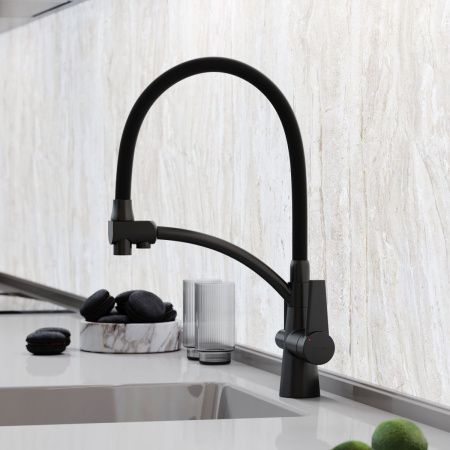 Смеситель для кухни Sancos Eri SC4001MB на мойку черный