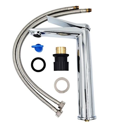 Смеситель для раковины Esko SHA25 на столешницу хром - фото 4