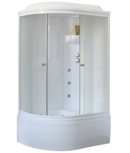 Душевая кабина Royal Bath ВК RB8120BK3-WC-R 120х80 асимметричная