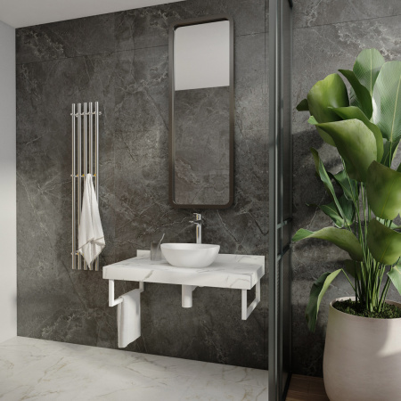 Столешница Teymi Helmi T150110 100х50 подвесная цвет белый