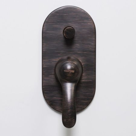 Смеситель для ванны и душа Wasserkraft Isar 1300 1361 встраиваемый в стену бронза