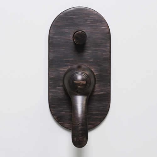 Смеситель для ванны и душа WasserKRAFT Isar 1300 1361 встраиваемый бронза - фото 3