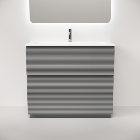 Тумба под раковину Sancos FOLK Floor FL100FES 100х40 напольная цвет серый