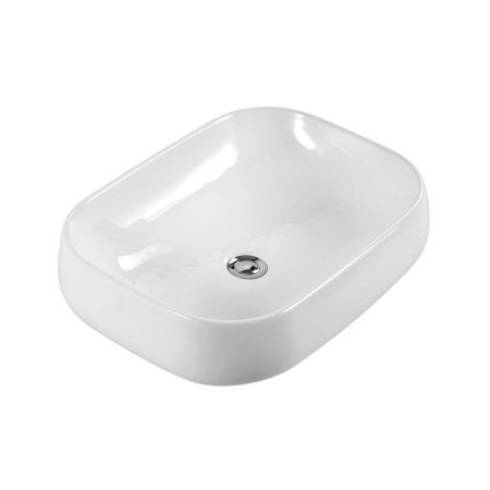 Раковина из сантехнического фарфора Aquatek AQ5526-00 60х40 накладная цвет белый без отверстий под смеситель