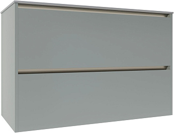 Тумба под раковину Allen Brau Activity 1.34014.PWM 100х46х65 подвесная цвет белый/зеленый