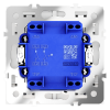 Выключатель двухклавишный с подсветкой VOLTUM S70 VLS020202