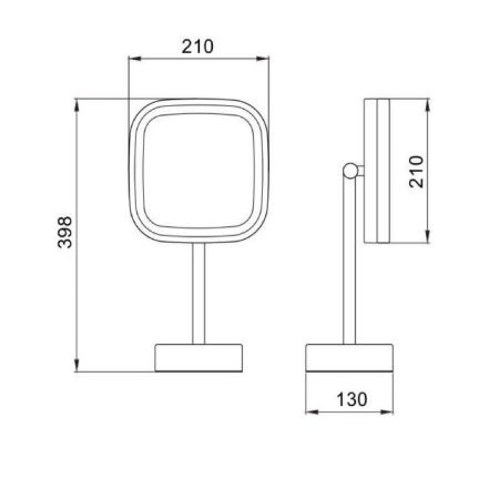 Косметическое зеркало Java S-M331