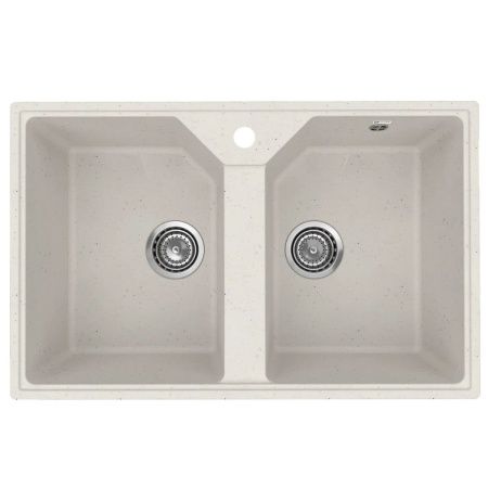 Кухонная мойка Practik PR-M-770-001 75х50 цвет белый поверхность глянцевая