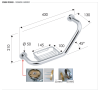Поручень Remer RB480CR