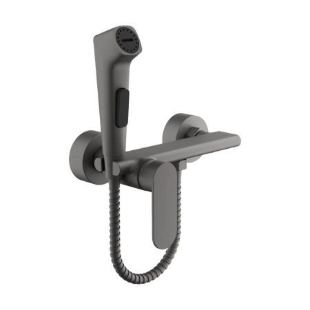 Гигиенический душ со смесителем Belz B55645-3 оружейная сталь