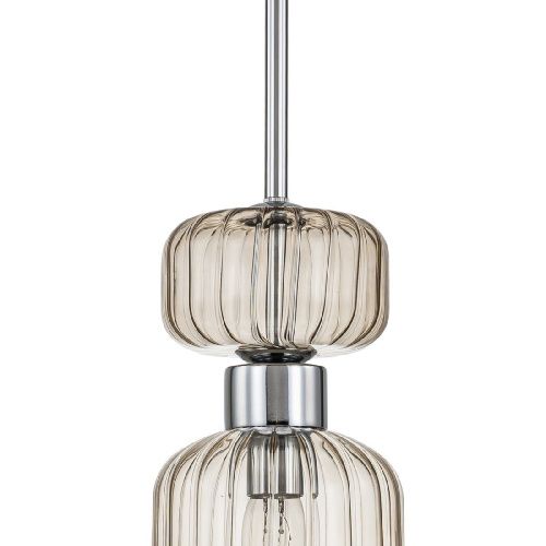Светильник подвесной Escada Gloss (Глосс) 1141/1S Chrome/Beige - фото 4