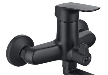 Комплект смесителей Aquatek ВЕГА AQ1033MB настенный черный