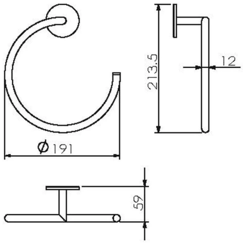 Полотенцедержатель Langberger MOLVENO 30838A - фото 3 Полотенцедержатель Langberger MOLVENO 30838A - фото 3