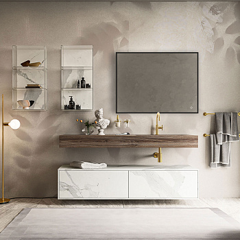 Зеркало в ванную Vincea VLM-3VN800B 80х60 цвет черный