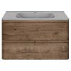 Тумба под раковину Vincea Vico VMC-2V800VO 80х50 подвесная цвет коричневый