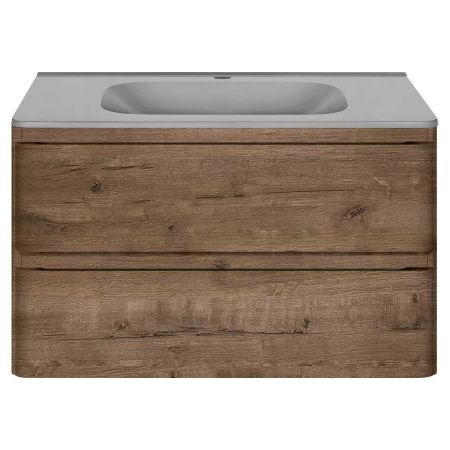 Тумба под раковину Vincea Vico VMC-2V800VO 80х50 подвесная цвет коричневый