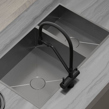 Смеситель для кухни Sancos Dora SC4003MB на мойку черный