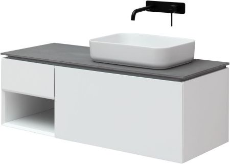 Тумба под раковину Allen Brau Infinity 1.21008.WM 120х50 подвесная цвет белый