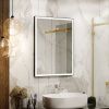 Зеркало Continent Solid Black ЗЛП2622 60х80 подвесное