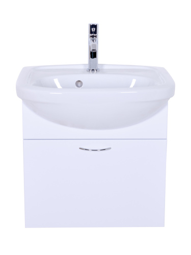 Тумба с раковиной Orange Лайт LRA-45TUW+RA 47х38х52 цвет белый - фото 2