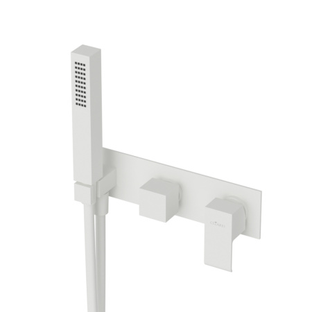 Смеситель Cezares PORTA PORTA-VDM2-BIO встраиваемый белый матовый