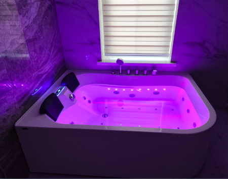 Ванна акриловая Frank 2015110 170х120 угловая асимметричная с каркасом