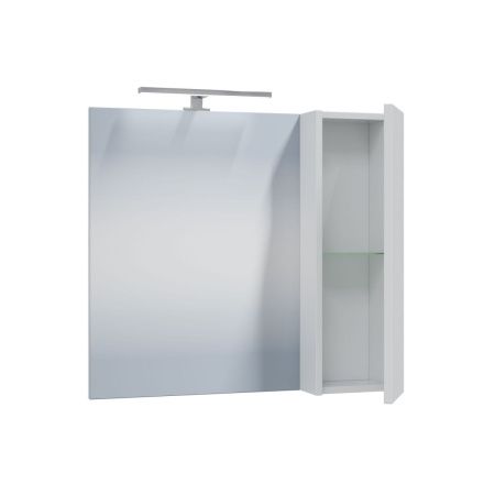 Зеркало-шкаф СанТа Альтаир 700500 70х70 подвесной цвет белый