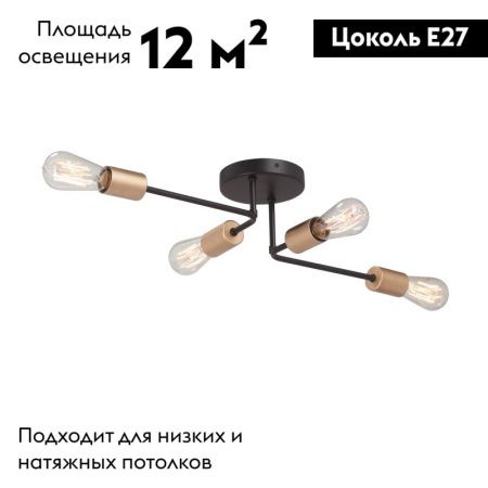 Люстра потолочная Vitaluce V3005 V3005-1/4PL
