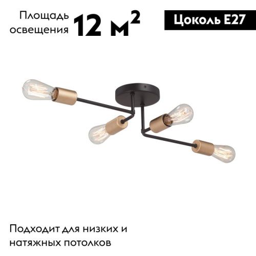 Люстра потолочная Vitaluce V3005 V3005-1/4PL - фото 2