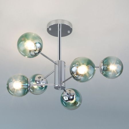Люстра на штанге Eurosvet Ascot (Асцот) 30166/6 хром