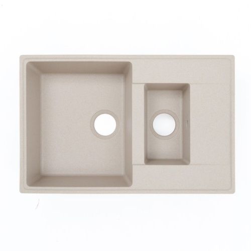 Кухонная мойка Grandex Aqua 600113 78х50 цвет бежевый поверхность матовая - фото 4