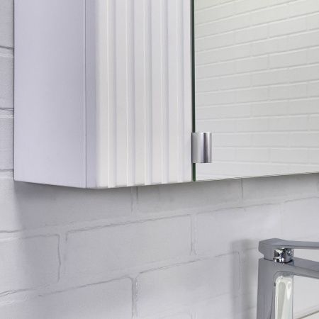 Зеркало-шкаф Comforty Лима 00-00006135CF 70х80 подвесной цвет белый