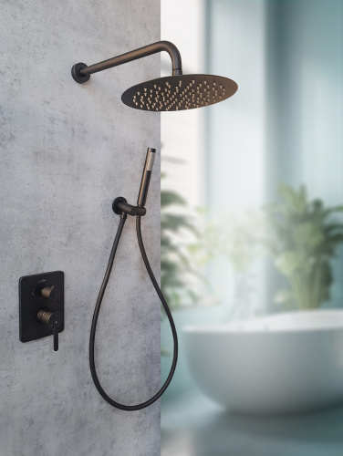 Душевая система AltroBagno Unione AltroBagnoUnione040107MB встраиваемая в стену - фото 2