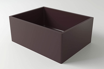 Раковина из искусственного камня Holbi HALLEY 1.02.012.11.3 53х40 встраиваемая цвет коричневый