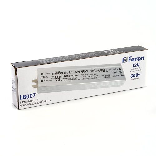 Трансформатор для светодиодной ленты Feron LB007 48056 - фото 2