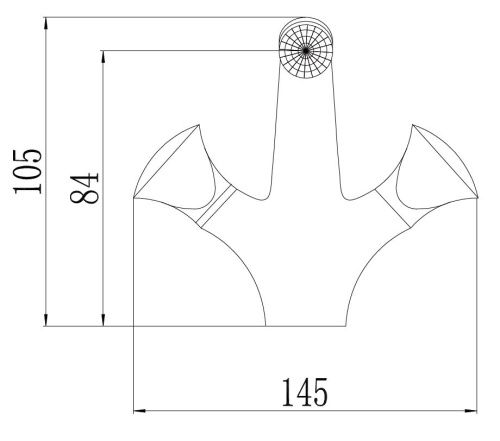 Смеситель Fmark FM1238 на биде хром - фото 2
