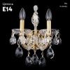 Бра Crystal Lux Isabel (Исабел) Isabel AP2 Gold/Transparent