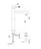 Смеситель Fiore Xenon 44CR5288 на раковину хром
