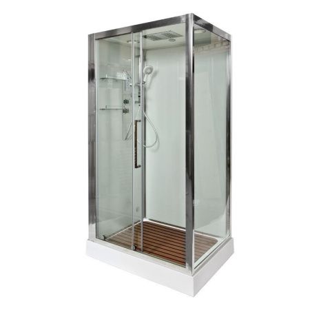 Душевая кабина AvaCan Z120EL 120х90 прямоугольная с крышей ориентация универсальная