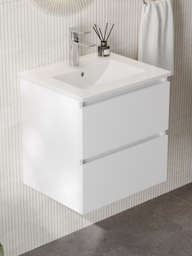 Тумба с раковиной Teymi Laina F16027 50х46х50 подвесная - фото 5