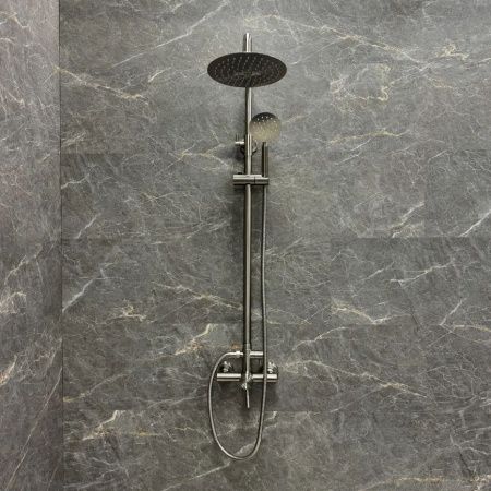 Душевая стойка Fixsen FX-9500N настенная цвет серый