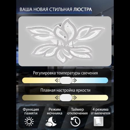 Люстра потолочная Natali Kovaltseva LED LAMPS 81424